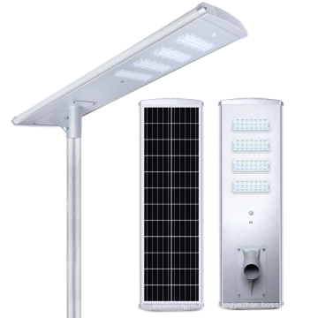 Integrado tudo em uma luz de rua solar LED